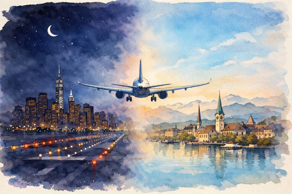 JFK πΊπΈ β ZRH π¨π