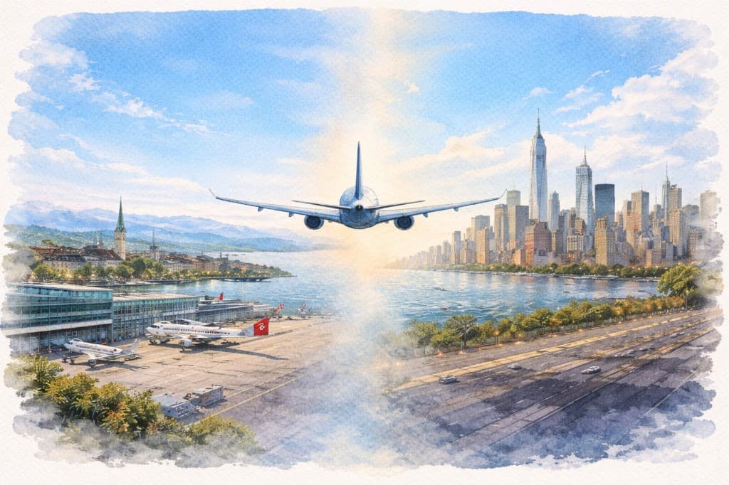 ZRH π¨π β JFK πΊπΈ